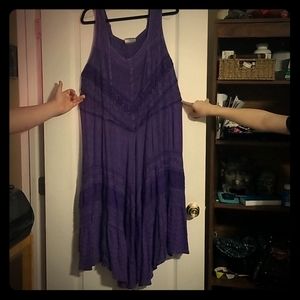 Purple plus size 5× dress
